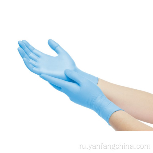 EN374 Химические нитрильные резиновые перчатки